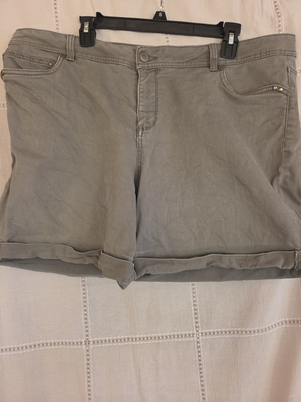 Sonoma Olive Green Denim Jean Shorts